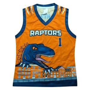 Maillot de basket-ball en polyester de haute qualité personnalisé ensemble de shorts d'été respirants pour jeunes taille plus Option XS adultes impression par sublimation - Product Image 1