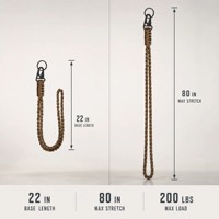 Lanière de cou tressée robuste et imperméable pour sifflets et clés, en polyester durable de 1 mm d'épaisseur, idéale pour l'extérieur