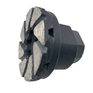 Disque diamanté turbo à double couche pressé à chaud de 40 mm pour le ponçage et le meulage des bords serrés et des coins internes du béton - Product Image 2