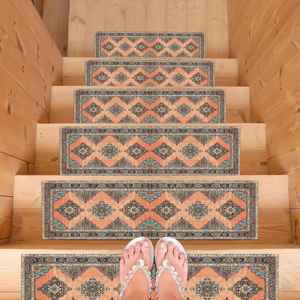 Tapis imprimé : Tapis de sol personnalisé vintage lavable, tapis d'entrée - Product Image 1