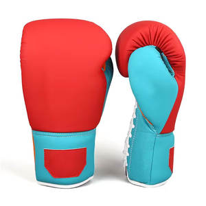 Gants de boxe en cuir PU robustes personnalisés par les fabricants, gants de sport pour l'entraînement à la boxe - Product Image 4