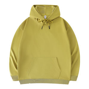 Sweat-shirts surdimensionnés personnalisés pour hommes en molleton de coton 400 GSM, pull à capuche épais, fournisseur en gros - Product Image 2