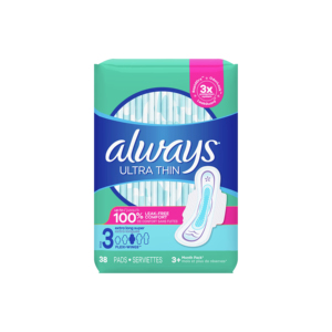 Toallas Desechables para Incontinencia con Alas, Discretas y Transpirables para Mujer, Alta Absorbencia, 48 Unidades - Product Image 5