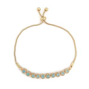 สร้อยข้อมือแฟชั่นทองเหลืองแท้มีเสน่ห์ - Product Image 3
