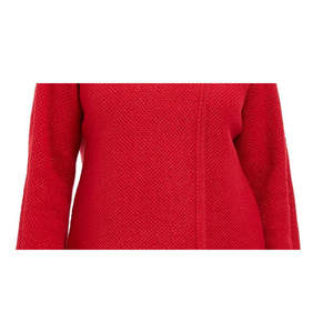 Collezione JM: Giacca Maglione Rossa Metallizzata Testurizzata con Spilla per Donna, Ideale per Feste Invernali, Taglia Media - Product Image 3