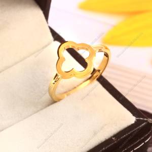 925 argent Sterling fleur gravé plaqué or déclaration bague minimale pour les femmes bague de fiançailles bande de mariage - Product Image 2