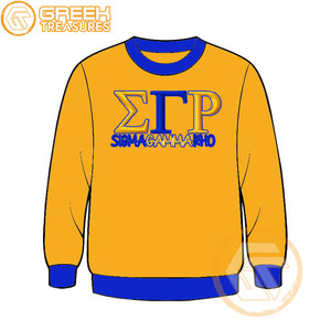 Sudadera de lana de algodón Sigma Gamma Rho personalizada de alta calidad, Jersey bordado, chaqueta para mujer, ropa griega, estilo de hermandad - Product Image 1