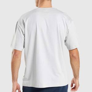 Camisas de hombre de algodón y poliéster, ropa de calle de todos los tamaños, color sólido, diseño de logotipo personalizado OEM, ropa de hombre de manga corta de talla grande - Product Image 4