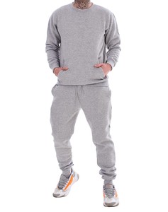 Survêtement en polaire uni de qualité supérieure pour homme, survêtement de sport à manches longues - Product Image 6