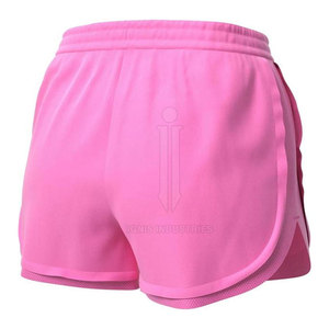 Pantalones cortos de gimnasio para mujer de buena calidad superventas, pantalones cortos de gimnasio para mujer con diseño de logotipo personalizado - Product Image 5