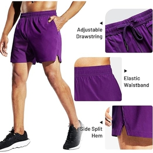 Bermudas d'été décontracté pour hommes, multi-poches élégantes avec taille élastique, nouveau design, short tricoté - Product Image 4
