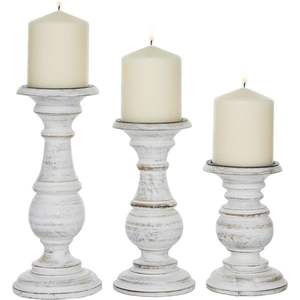 Support de bougie en bois pour la décoration de la maison, pour les mariages, Noël et Pâques, élégants porte-bougies en bois - Product Image 2