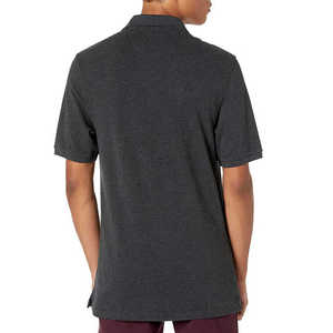 Camisas polo Camiseta polo Logotipo de moda suelto personalizado Camisetas Polo de cuello redondo Mangas cortas lavadas - Product Image 5