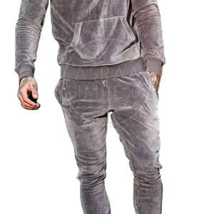 Survêtement en velours de qualité supérieure à logo personnalisé, survêtements en velours tendance et à prix d'usine pour hommes - Product Image 6
