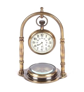 High Quality Brass Nautical Table <b>Clock</b> Unique Modern for Home Office Decor Indoor Decorative <b>Desk</b> <b>Clock</b> Bulk Quantity Metal - Product Image 1