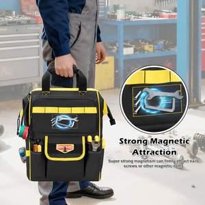 Bolsa de Herramientas Resistente OEM, Organizador de Herramientas Portátil, Correa de Hombro Ajustable, Resistente al Agua, Capacidad de 12L, Almacenamiento con Cierre - Product Image 2