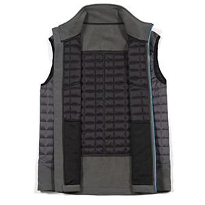 Gilet coupe-vent léger pour hommes de luxe en gros Gilet chaud sans manches avec caractéristiques de gilet et gilet - Product Image 3