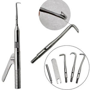 Pistolet automatique pour enlever les couronnes dentaires Cinq pièces jointes en acier inoxydable Source d'alimentation manuelle Mol Sécurité pour l'enlèvement des restaurations - Product Image 2