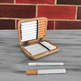 Caja de Cigarros Portátil de Madera, Estilo Clásico, Hecha a Mano, con Acabado Esmerilado, Accesorios de Embalaje, Almacenamiento Rectangular de Madera Maciza - Product Image 3