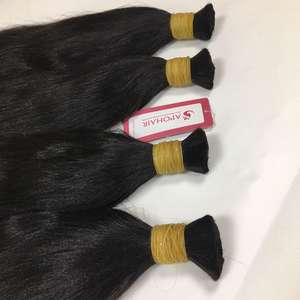 ผมต่อแบบคลิปหนีบคุณภาพสูง 100% ผมแท้จีนแบบไม่ผ่านกระบวนการใดๆ ลอนธรรมชาติ ผมตรง แบบเรมี่ ขนาด 8-30 นิ้ว สามารถย้อมสีบลอนด์ได้ - Product Image 5