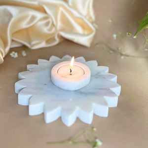 Juego de 5 candelabros de luz de té de cúpula de mármol negro para decoración del hogar Diseño elegante para Navidad al mejor precio - Product Image 6