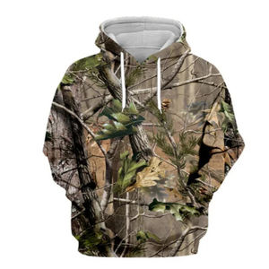 Sudadera con capucha de caza para hombre, chaqueta de camuflaje de caza de poliéster, ropa de caza con capucha, camuflaje para hombre - Product Image 4