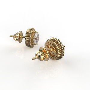 Avarta Jewellery 18K Gold Jacket Pendientes Niñas y Mujeres - Product Image 2