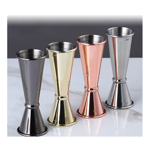 Vidrio de Jigger de cobre de alta calidad para beber vino Cerveza Pieza extra Premium Fabricación de Jigger de cobre de La India - Product Image 3