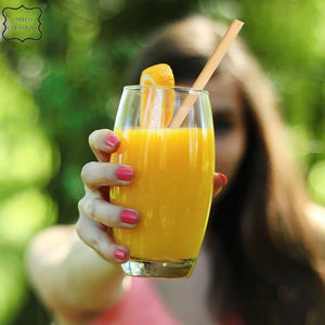 100% pailles en bambou biologique naturel pailles en bois jetables sculptées biodégradables dans un emballage en boîte - Product Image 5
