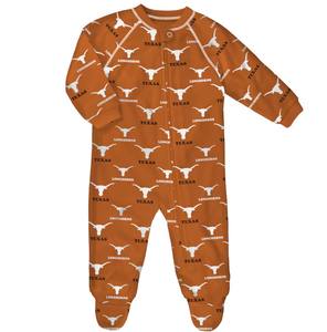 รอมเปอร์เบสบอลสำหรับเด็กทารกชุดรอมเปอร์ขนยาวของ100% คอตตอนลาย Texas - Product Image 2