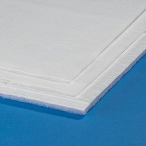 Manta Filtrante de Fieltro de Poliéster Blanco de Agujas Gruesas de 1mm, Nueva, Temperatura Máxima 150°C para Filtración de Aire - Product Image 2