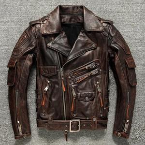 Chaqueta de Cuero Casual de Invierno para Hombre, Nueva Chaqueta Negra de Motociclista de PU con Diseño de Béisbol para Hombre - Product Image 4