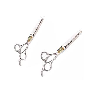 กรรไกรตัดผมแบบบางเฉียบ คุณภาพสูง ตัดได้คมกริบ ผลิตจากสแตนเลส แข็งแรง ทนทาน เป็นมิตรต่อสิ่งแวดล้อม น้ำหนักเบา เหมาะสำหรับมืออาชีพ ใช้ในร้านเสริมสวย - Product Image 1