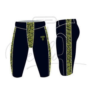 Prix d'usine OEM, uniforme de football américain personnalisé, 12 panneaux, court, respirant, séchage rapide, 100% polyester, ensemble de maillots en gros - Product Image 3