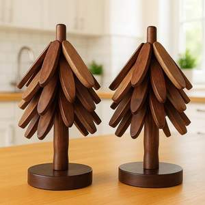 Sous-verres rustiques en tranches d'arbre - Product Image 1