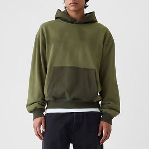 OEM/ODM 100% cotton hoodies <b>men</b> custom 3D puff printed logo solid <b>red</b> colour oversized heavyweight dropshoulder hoodies for <b>men</b> - Product Image 2