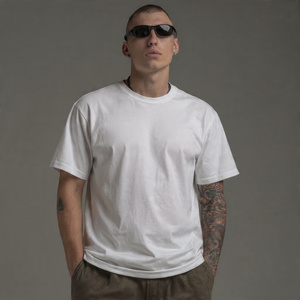 Camisetas de manga corta de verano para hombre, de algodón 100% camiseta de poliéster de alta calidad, camiseta para correr y ejercicio para hombre - Product Image 1