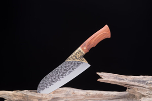 Cuchillo de Cocina Premium de Acero Inoxidable con Mango de Madera, Cuchillo de Chef - Product Image 2