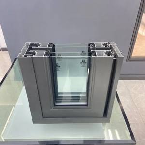 Système de profilés de fenêtres en aluminium de qualité supérieure avec finitions de surface anodisées et peintes en poudre - Product Image 1