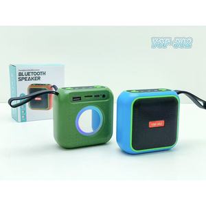 Haut-parleur portable YSF-502 5W avec LED RGB, sans fil, pour extérieur, avec entrée TF et USB, mini haut-parleur - Product Image 5