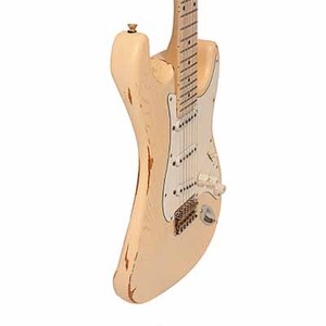 Slick Guitar SL57KM Aged Vintage Rosewood Fingerboard Alnico Pickups 6-String Fully Enclosed Tuning <b>Pegs</b> Electric Guitar - Product Image 4