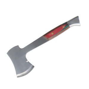 Hache de survie de qualité industrielle pour le camping et le jardinage avec manche en acier et étui en cuir - Product Image 6