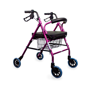 Mobiclinic Escorial Plus Pack Andador plegable rosa con frenos en las asas y viscoelástico cojín antiescaras - Product Image 4