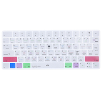 Funda de teclado multilingüe de silicona Logic Pro Shortcuts para Macbook
