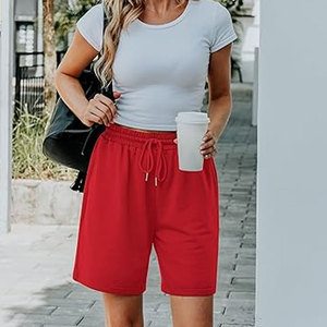 Nouveau design de shorts surdimensionnés pour femmes Shorts surdimensionnés pour femmes sur mesure Meilleurs shorts surdimensionnés pour femmes - Product Image 4