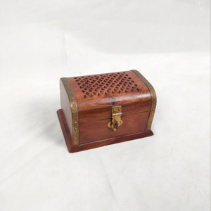 Handmade Mango <b>Wood</b> <b>Keepsake</b> <b>Box</b> Antique Finish Beautifully Engraved Jewellery Organizer Unique Gift Ideas for Polished - Product Image 1