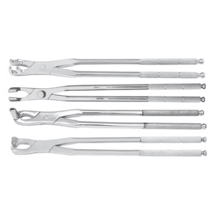 Ensemble de 4 pinces dentaires vétérinaires pour chevaux en acier inoxydable, instruments d'extraction dentaire équine et molaires, durables, toutes tailles - Product Image 3