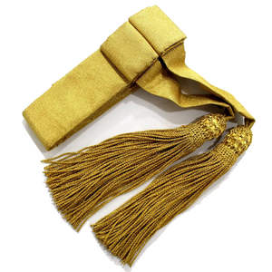 สายสะพายพิธีกรรมทำมือ ประดับด้วยพู่ลวดทองคำ ขายส่ง สายสะพายพิธีกรรมแบบมีแถบไมลาร์พร้อมการพิมพ์แบบระเหิด - Product Image 3