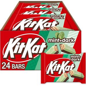 KIT KAT DUOS Dark Chocolate Mint Wafer Candy <b>Bars</b>, 1.5 oz (24 Count) - Product Image 4