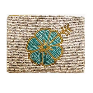 Fashion Accessory Coin Pouch Embroidery Coin Purse <b>Seed</b> Bead Customized Hand Pouch by MD HANDICRAFTS - Product Image 3